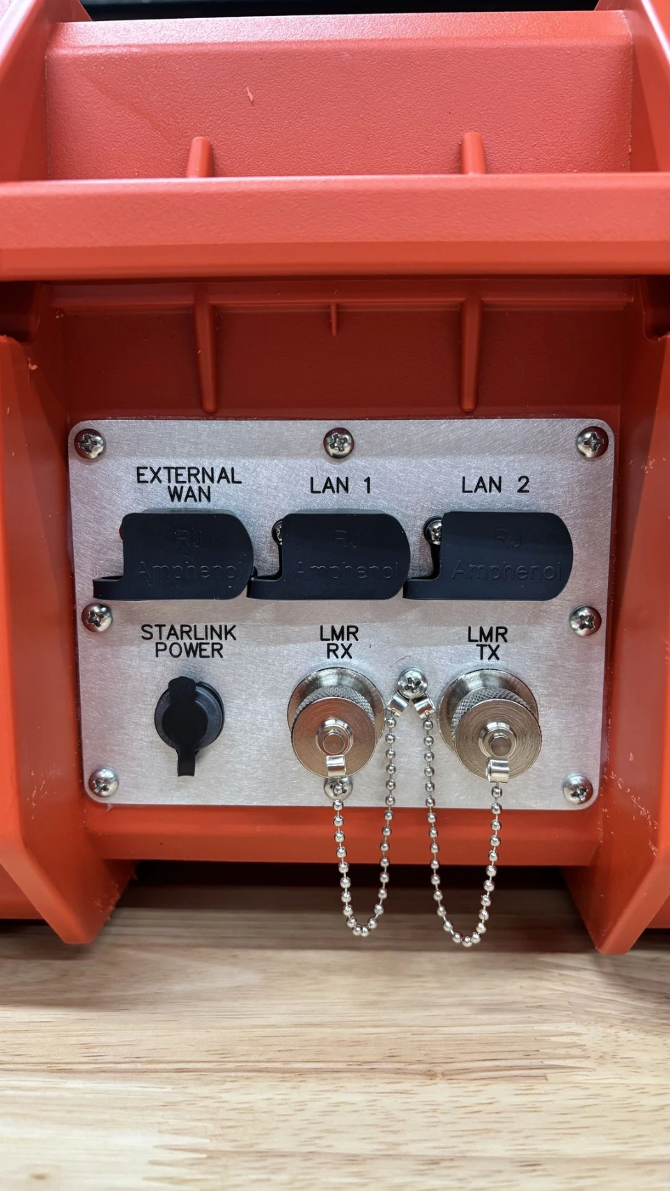 Tactical Starlink Sentinel LMR Gateway rear panel